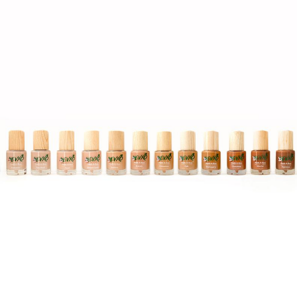 Peek-A-Boo Organic Liquid Mineral Foundation - EVXO Cosmetics