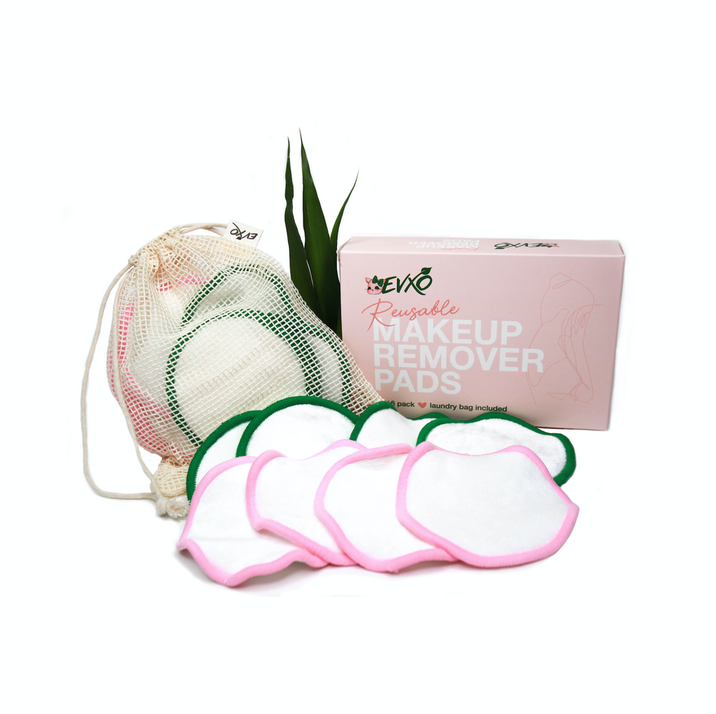 Reusable Bamboo Microfiber Makeup Remover Pads - EVXO Cosmetics