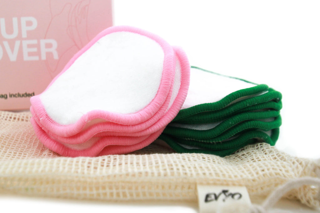 Reusable Bamboo Microfiber Makeup Remover Pads - EVXO Cosmetics