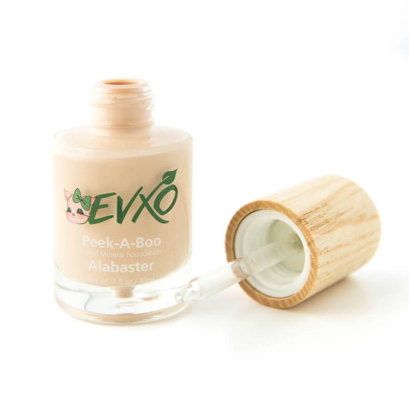 Peek-A-Boo Organic Liquid Mineral Foundation - EVXO Cosmetics