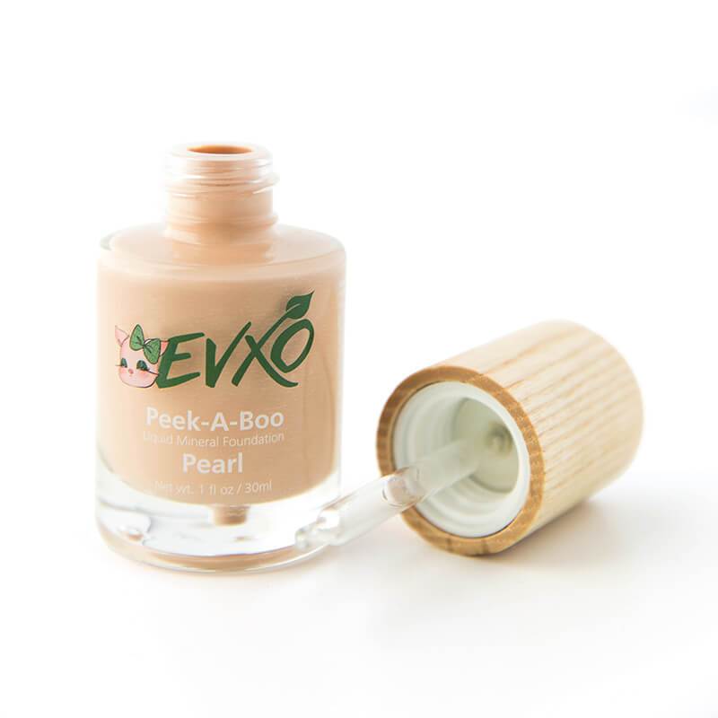 Peek-A-Boo Organic Liquid Mineral Foundation - EVXO Cosmetics