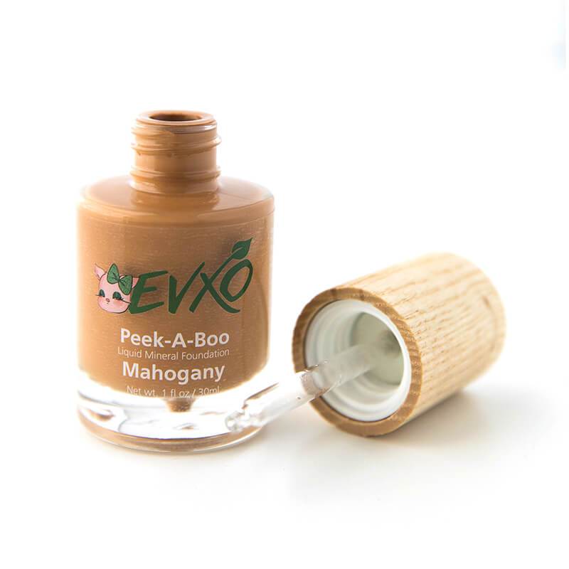 Peek-A-Boo Organic Liquid Mineral Foundation - EVXO Cosmetics