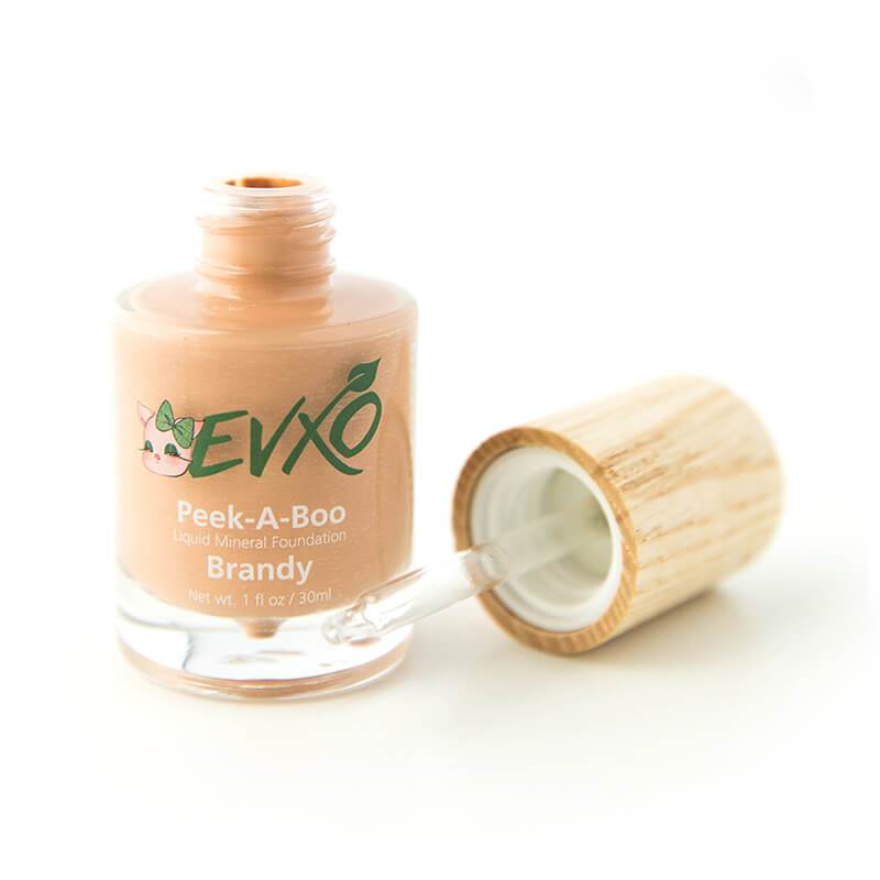 Peek-A-Boo Organic Liquid Mineral Foundation - EVXO Cosmetics