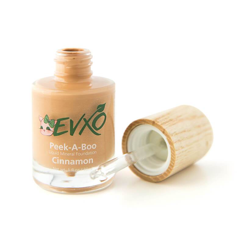 Peek-A-Boo Organic Liquid Mineral Foundation - EVXO Cosmetics