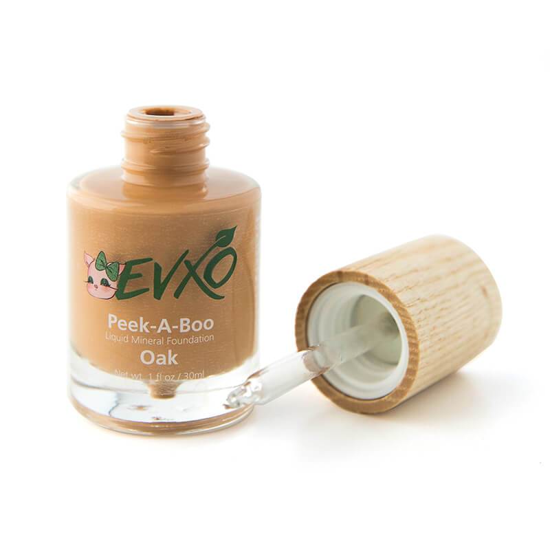 Peek-A-Boo Organic Liquid Mineral Foundation - EVXO Cosmetics