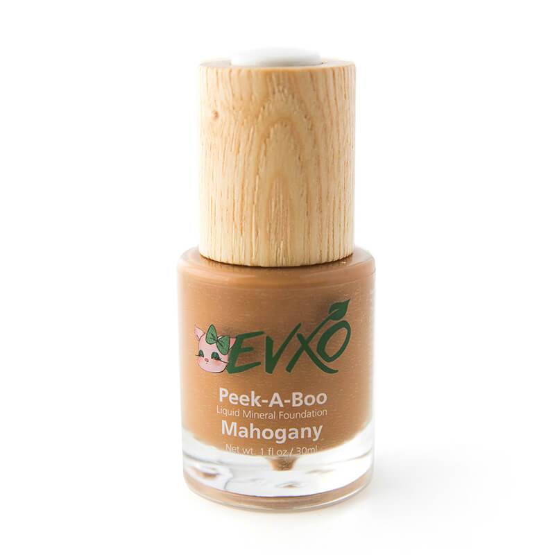 Peek-A-Boo Organic Liquid Mineral Foundation - EVXO Cosmetics