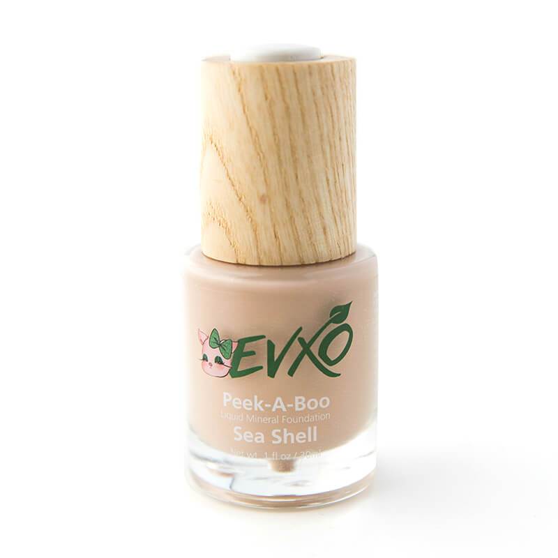 Peek-A-Boo Organic Liquid Mineral Foundation - EVXO Cosmetics