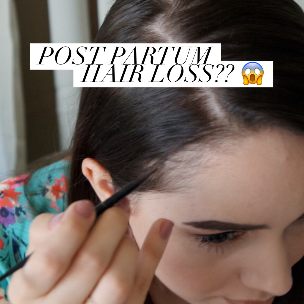 How To: Cover Postpartum Hair Loss with EVXO Brow Powder Makeup