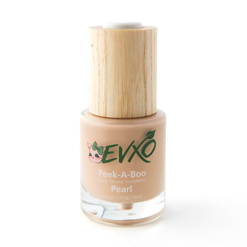 Peek-A-Boo Organic Liquid Mineral Foundation - EVXO Cosmetics